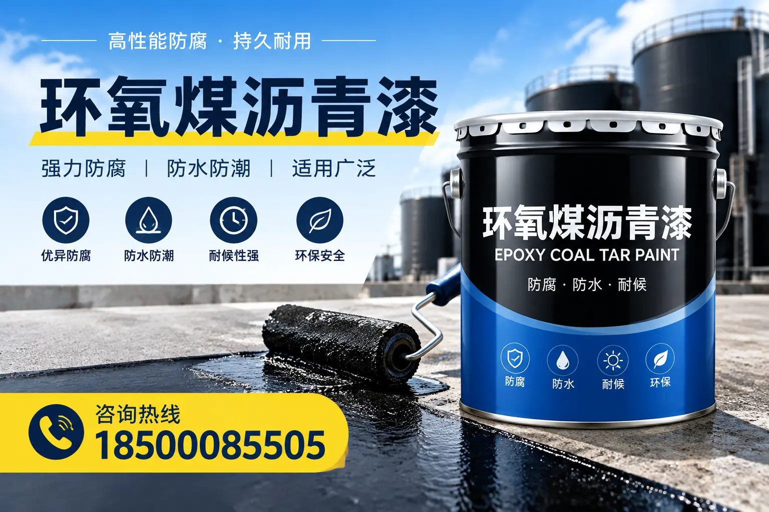 选择环氧煤沥青漆的五大理由，曲靖客户必知